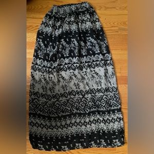 patterned skirt